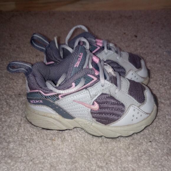 Infant Kids Nike Trail Grey/Pink 4.5C Vintage 2003 - Picture 2 of 2
